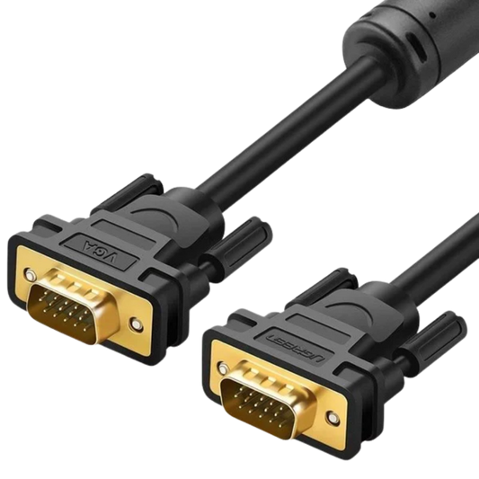 UGREEN VGA (M) TO VGA (M) CABLE (5M) BLACK