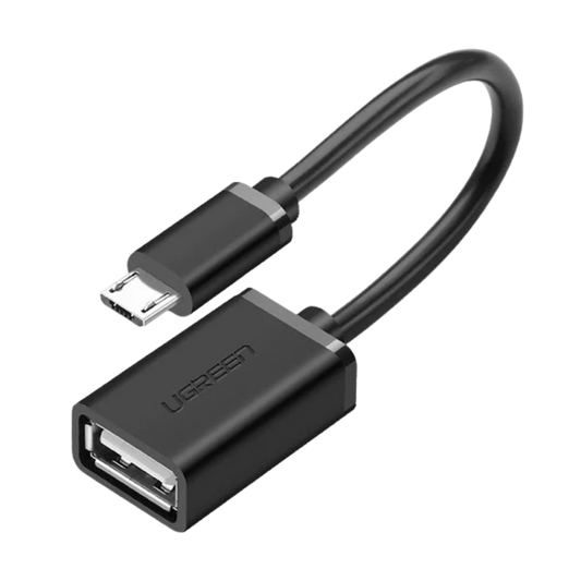 UGREEN MICRO USB (M) TO USB-A (F) CABLE WITH OTG (15CM)