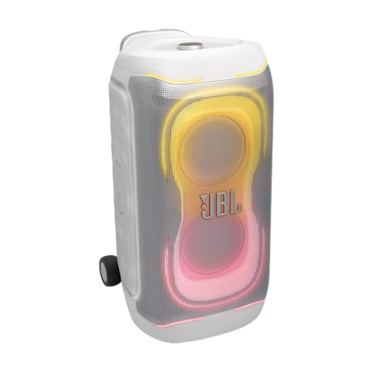 JBL PARTYBOX 330 PORTABLE BLUETOOTH SPEAKER W/ TELESCOPIC HANDLE (WHITE)