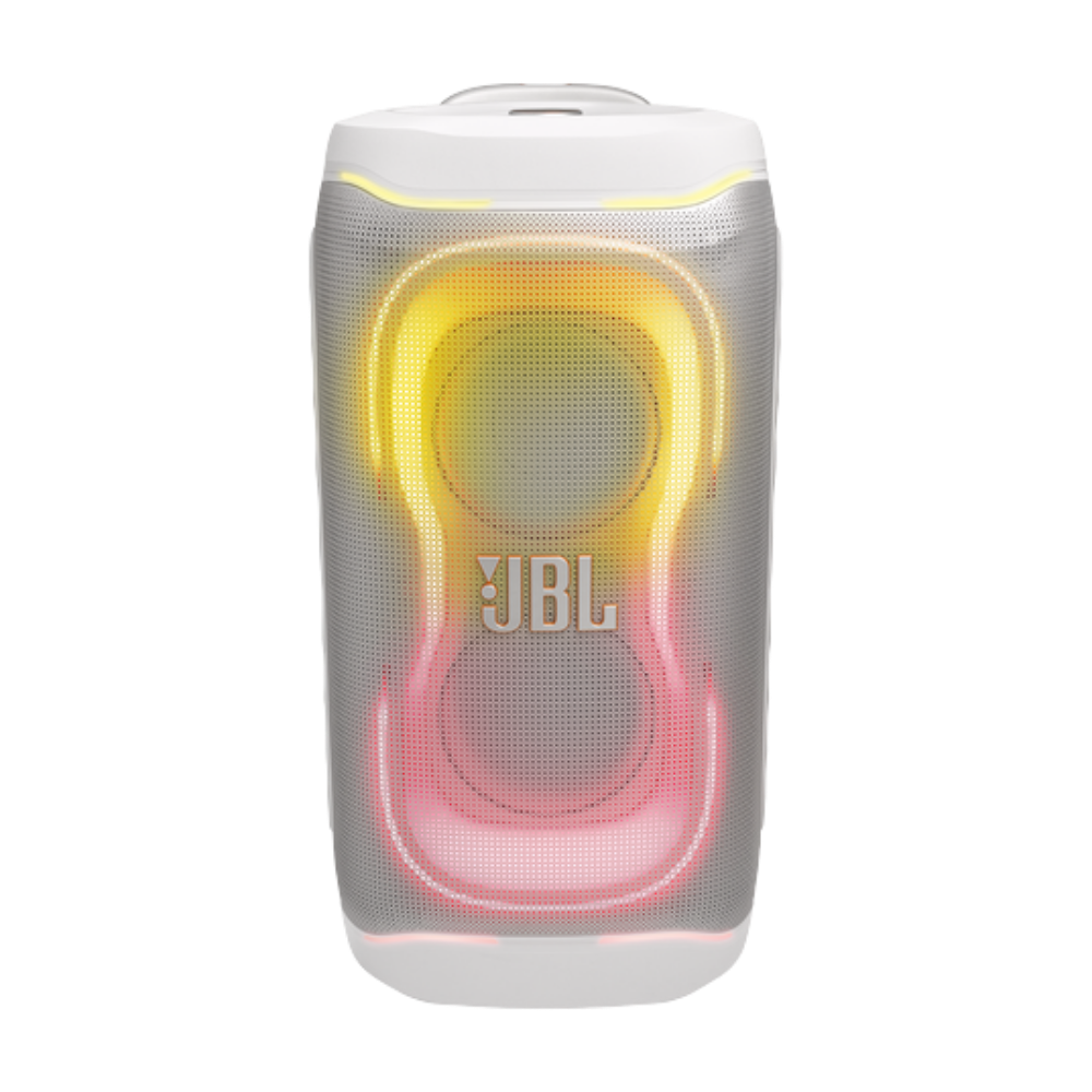 JBL PARTYBOX 330 PORTABLE BLUETOOTH SPEAKER W/ TELESCOPIC HANDLE (WHITE)