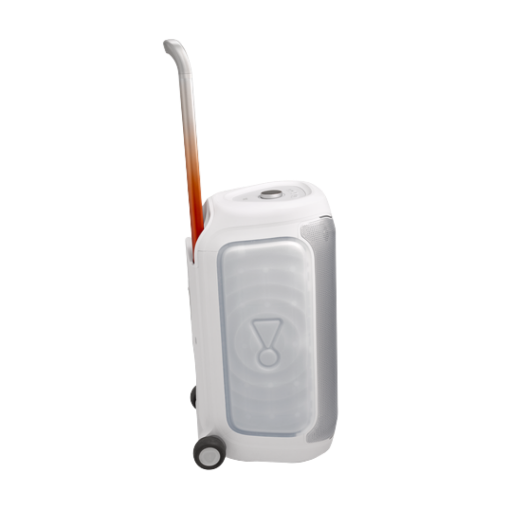 JBL PARTYBOX 330 PORTABLE BLUETOOTH SPEAKER W/ TELESCOPIC HANDLE (WHITE)
