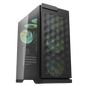 DARKFLASH DK361 ATX TOWER CASE W/ TEMPERED GLASS SIDE PANEL, 4 ARGB FANS