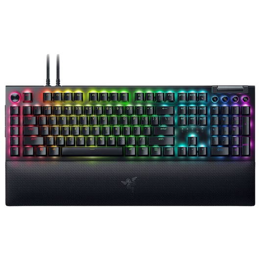 RAZER BLACKWIDOW V4 PRO MECHANICAL GAMING KEYBOARD (GREEN SWITCH)