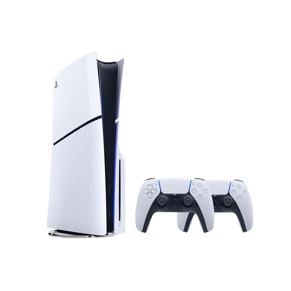 SONY CFI-1218A01 PLAYSTATION 5 DISC CONSOLE W/ 2 WIRELESS CONTROLLERS