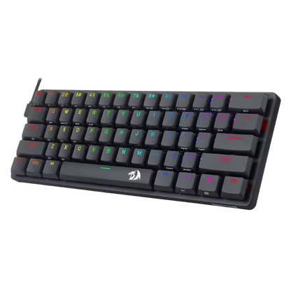 REDRAGON ELISE PRO RGB TRI-MODE 60-KEY MECHANICAL GAMING KEYBOARD (RED SWTCH/SWAPPBL)