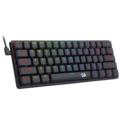 REDRAGON ELISE PRO RGB TRI-MODE 60-KEY MECHANICAL GAMING KEYBOARD (RED SWTCH/SWAPPBL)