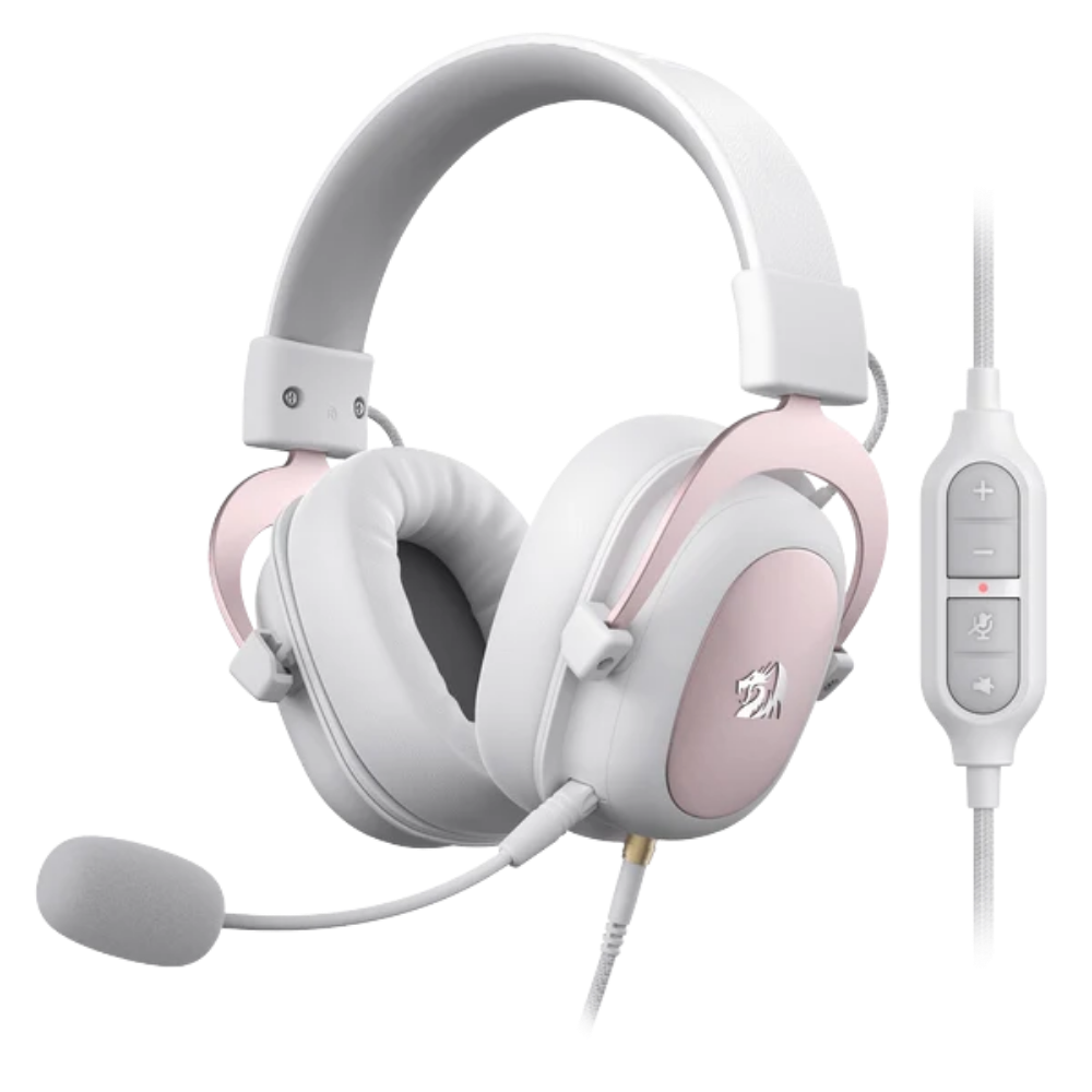 REDRAGON ZEUS2 7.1 VRTUAL SURROUND GMG HDST (PC, PS4, XBX ONE, NINTENDO SWTCH, MOBL) (WHITE)
