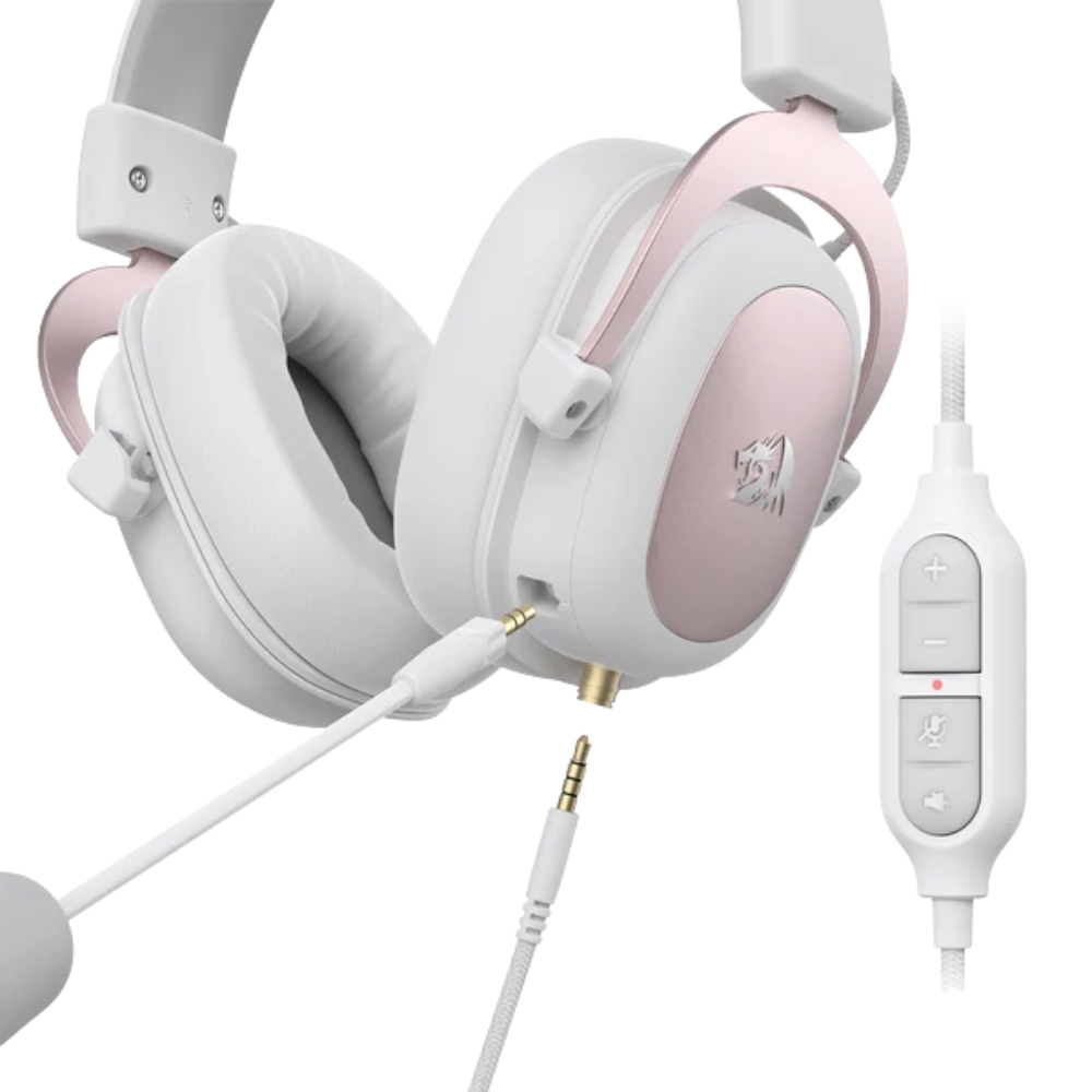REDRAGON ZEUS2 7.1 VRTUAL SURROUND GMG HDST (PC, PS4, XBX ONE, NINTENDO SWTCH, MOBL) (WHITE)
