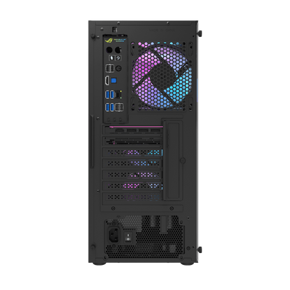 DARKFLASH DK352 PLUS ATX TOWER CASE W/ TEMPERED GLASS SIDE PANEL, 4 ARGB FANS