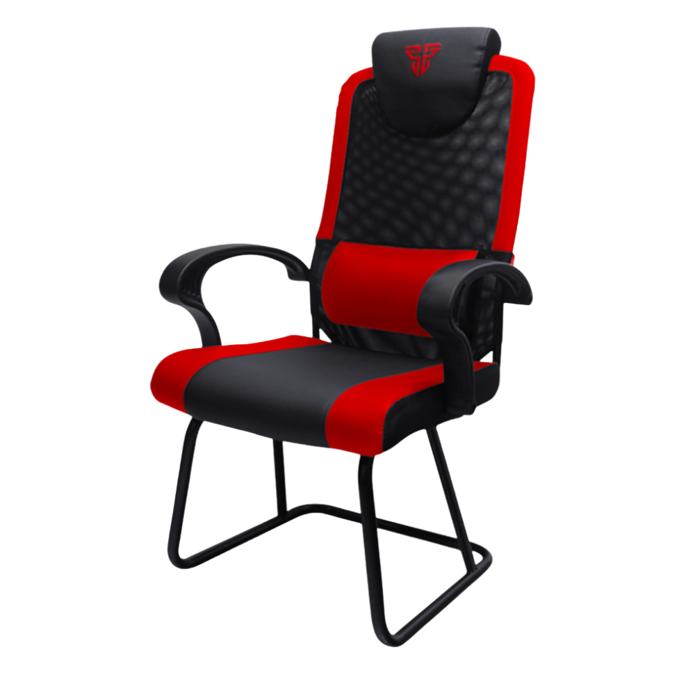 FANTECH ALPHA GC185 NET CLOTH BOW BASE GAMING CHAIR (RED/BLACK)