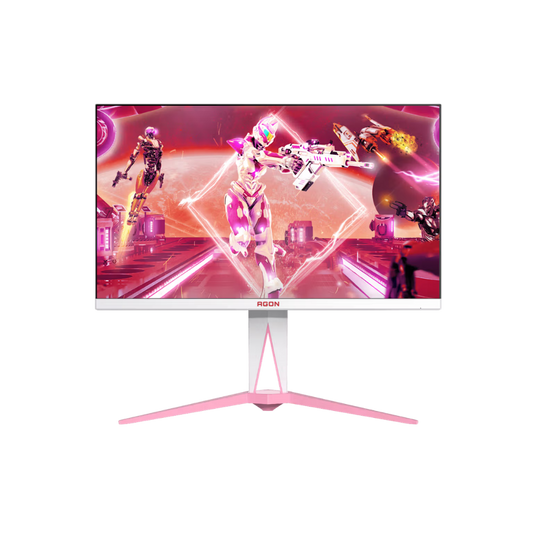 AOC AG275QXR/71 27" QHD LED IPS GAMING MONITOR 1MS 180HZ WLMNT (2XHDMI, 2XDP) WHT/PNK