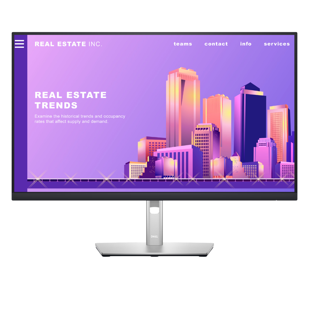 DELL P2722H 27" FHD LED IPS MONITOR (DB15, HDMI, DP)