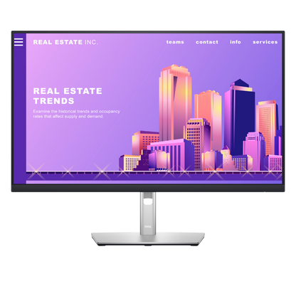 DELL P2722H 27" FHD LED IPS MONITOR (DB15, HDMI, DP)