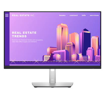 DELL P2422H 24" FHD LED IPS MONITOR (HDMI, DP, VGA, USB)