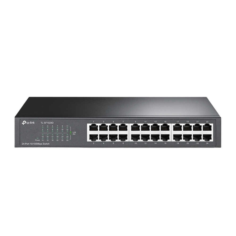 TPLINK SF1024D 24PORT 10/100 RACKMOUNT SWITCH