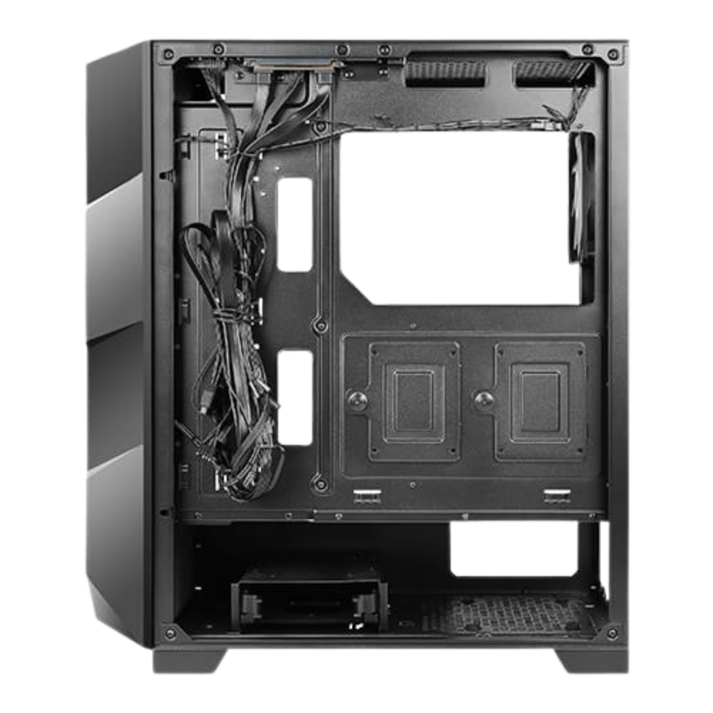 ANTEC NX700 MID TOWER CASE W/ TEMPERED GLASS SIDE PANEL, 2 ARGB FANS (BLACK)