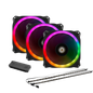 ANTEC PRIZM 120 ARGB 3+2+C 3IN1 PACK WITH FAN CONTROLLER & ARGB LED STRIPS