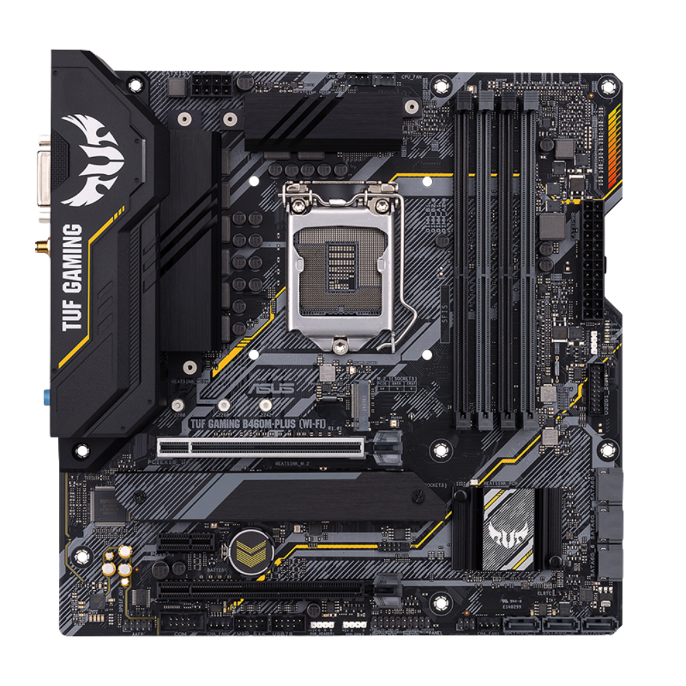 ASUS TUF GAMING B460M-PLUS (WIFI) 4DDR4 2XM.2 MOTHERBOARD (DVI, HDMI, DP)