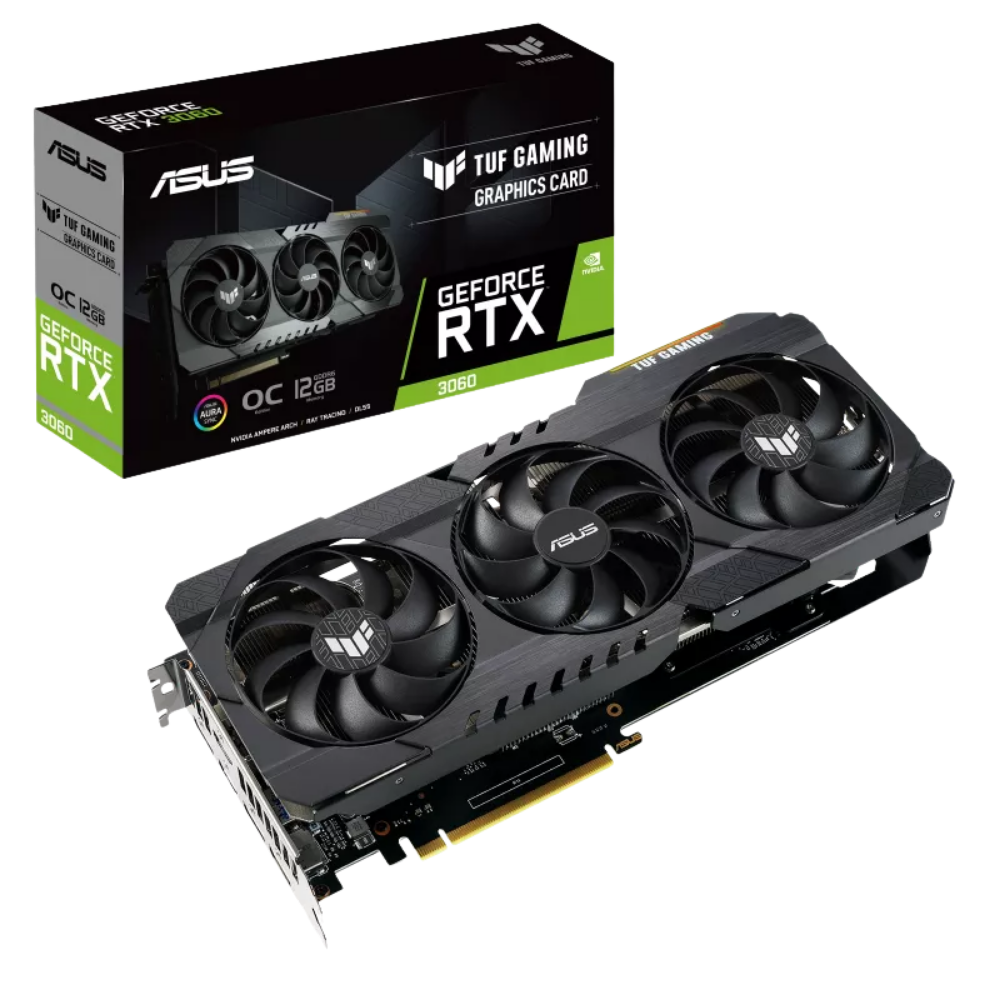 ASUS RTX 3060 12GB 192BIT GDDR6 TUF-O12G-GAMING (2XHDMI, 3XDP)
