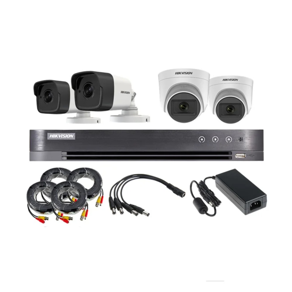 HIKVISION TVI-4CH2D2B-5MP/ECO (DS-7204HUHI-K1/E, DS-2CE16H0T-ITPF X 2, DS-2CE76H0T-ITPF X 2)