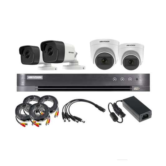 HIKVISION TVI-4CH2D2B-5MP/ECO (DS-7204HUHI-K1/E, DS-2CE16H0T-ITPF X 2, DS-2CE76H0T-ITPF X 2)