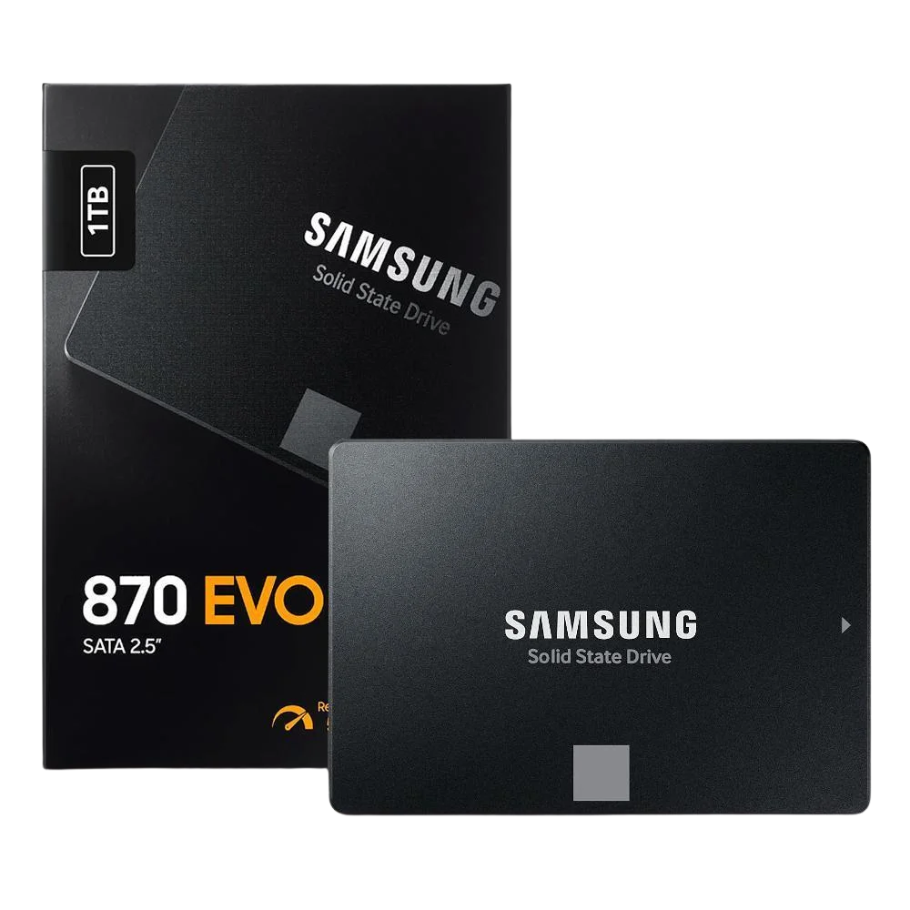 SAMSUNG 1TB 2.5" SATA SSD 870 EVO (MZ77E1T0BW)