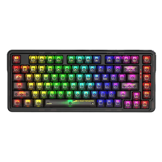 REDRAGON ELF PRO RGB WIRELESS MECHANICAL GAMING KEYBOARD (CRYSTAL SWITCH/SWAPPBL)