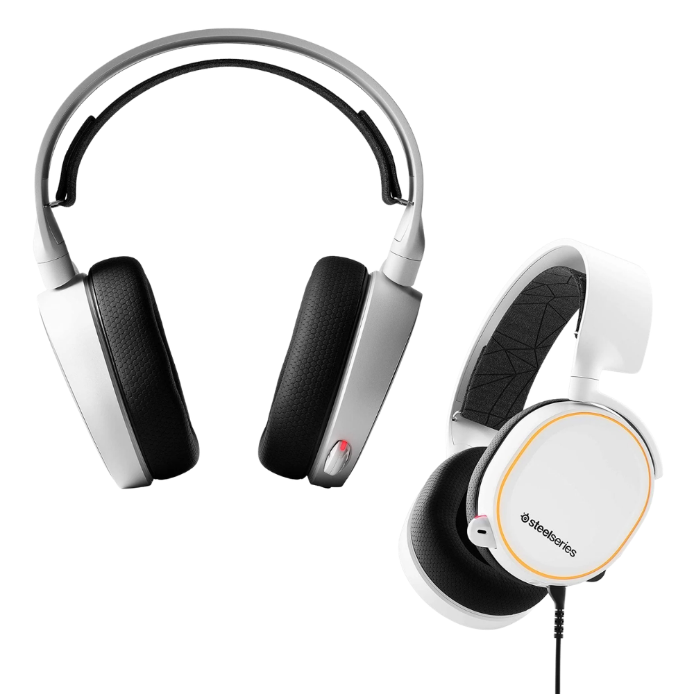 STEELSERIES ARCTIS 5 2019 EDITION WIRED GAMING HEADSET (WHITE)