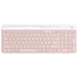 LOGITECH BLUETOOTH/WIRELESS MULTI-DEVICE KEYBOARD K580-Rose