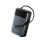 VENTION 20000MAH 65W POWERBANK (1XUSB-A, 1XUSB-C) W/ BUILT-IN USB-C CABLE BLACK