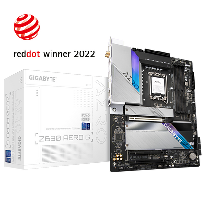 GIGABYTE Z690 AERO G 4DDR5 4XM.2 MOTHERBOARD (HDMI, DP) WIFI+BT