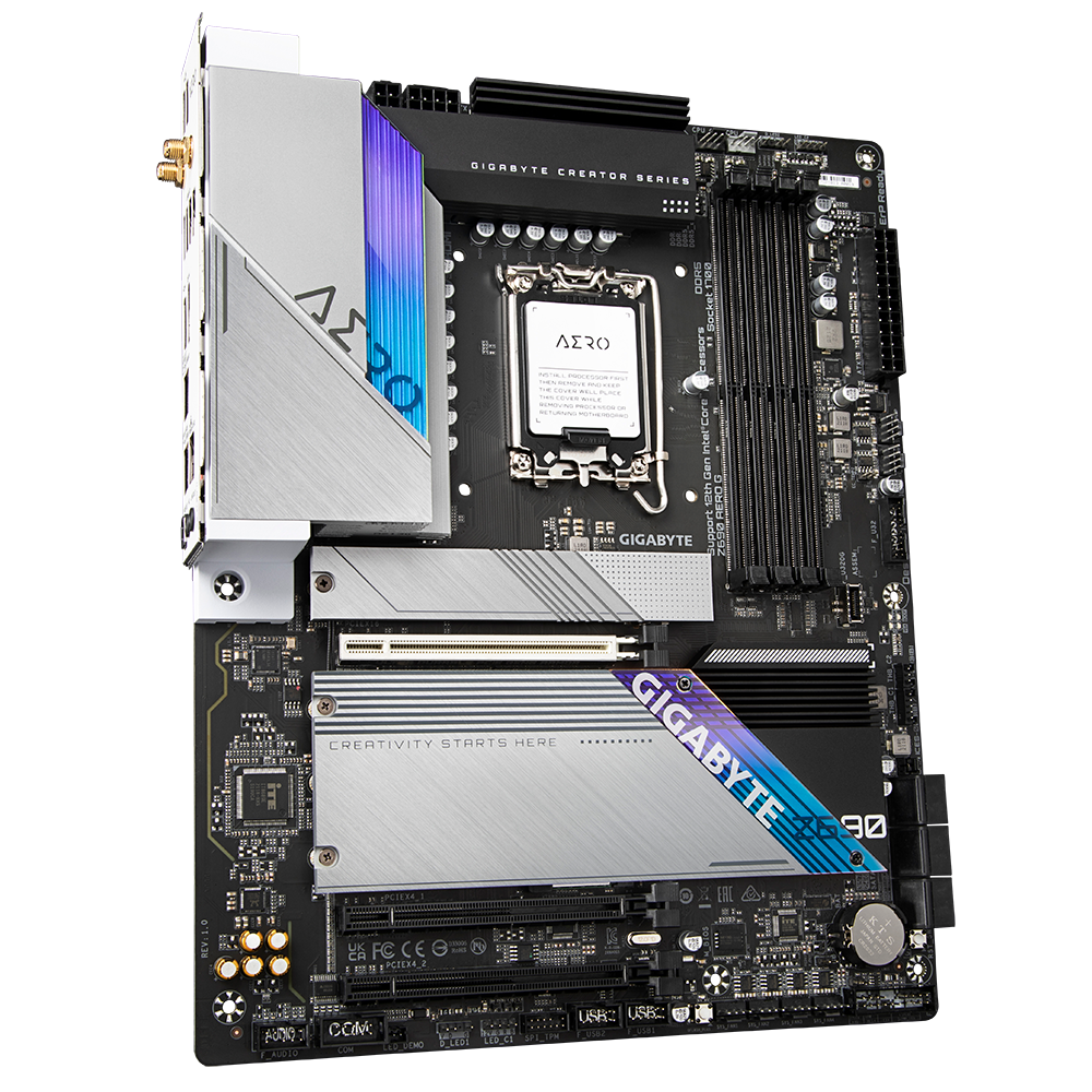 GIGABYTE Z690 AERO G 4DDR5 4XM.2 MOTHERBOARD (HDMI, DP) WIFI+BT