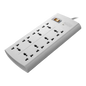 HUNTKEY 8 SOCKETS SURGE PROTECTOR (2METERS)