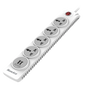 HUNTKEY POWER STRIP 4 SOCKETS W/ 2PORT USB CHARGING (3METER) SZN507