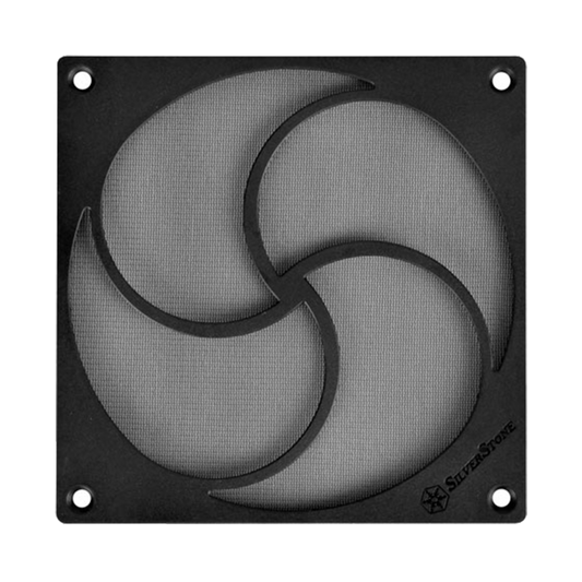 SILVERSTONE FF125 BLACK 120MM MAGNETIC FAN FILTER