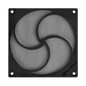 SILVERSTONE FF125 BLACK 120MM MAGNETIC FAN FILTER