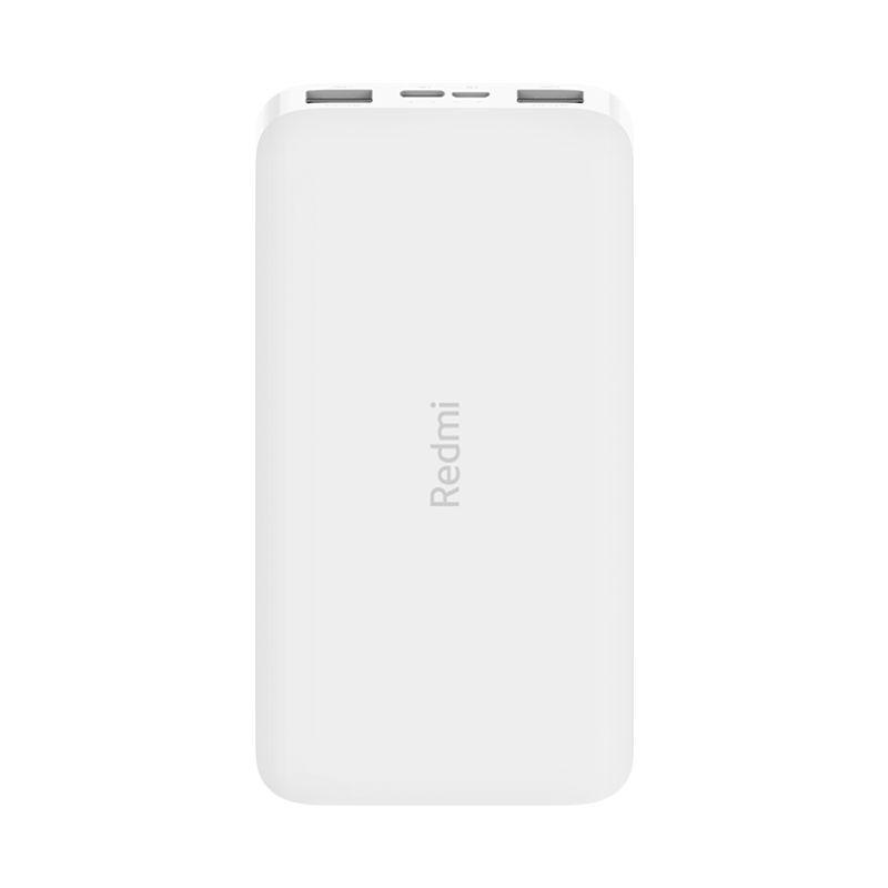 XIAOMI REDMI POWERBANK 10000MAH PB100LZM 2XUSB-A/2.4A/2.6A/M-USB 2.1A/USB-C 2.1A (WHITE)