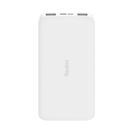 XIAOMI REDMI POWERBANK 10000MAH PB100LZM 2XUSB-A/2.4A/2.6A/M-USB 2.1A/USB-C 2.1A (WHITE)