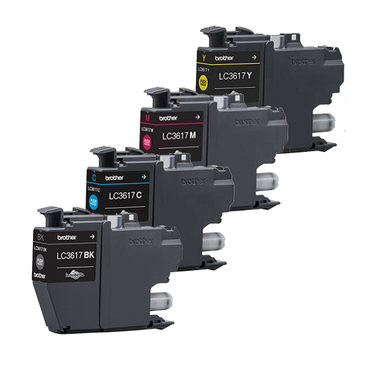 BROTHER LC-3617 BLACK | CYAN | MAGENTA | YELLOW INK CARTRIDGE