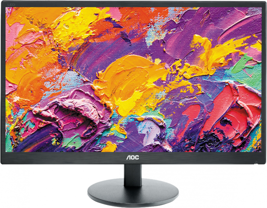 AOC E2270SWHN 21.5 WIDE BLACK LED MONITOR (VGA, HDMI)