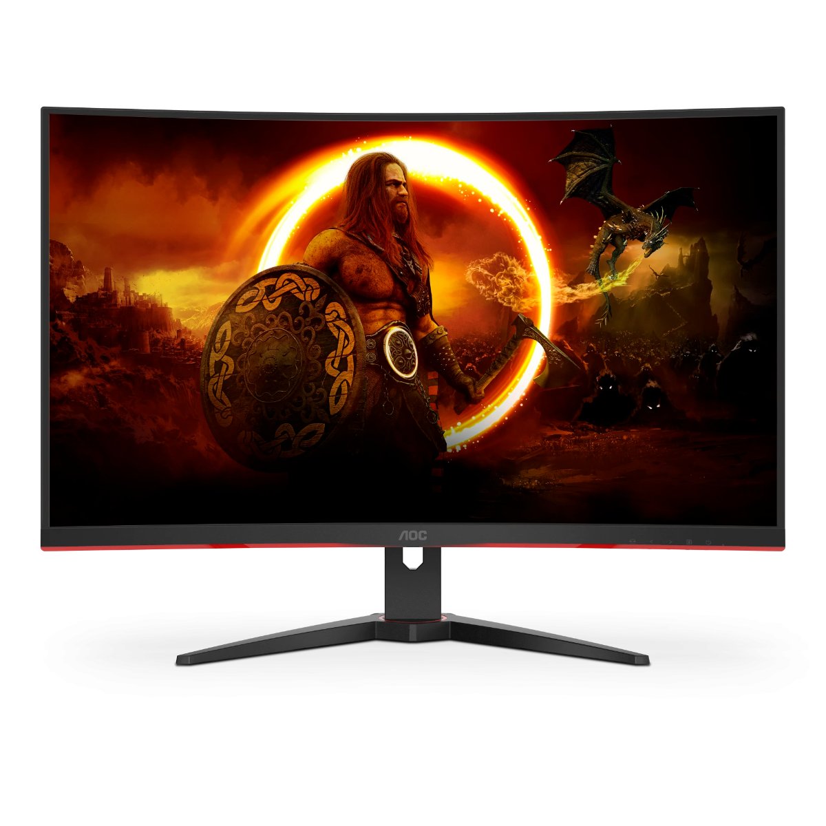 AOC C32G2ZE 31.5" FHD LED CURVED GAMING MONITOR 1MS 240HZ WLMNT (2XHDMI, DP)
