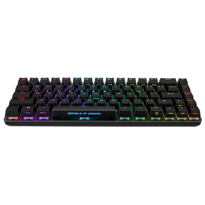 ASUS ROG FALCHION ACE 65% COMPACT RGB MECHANICAL GAMING KEYBOARD (BLUE SWITCH) BLACK