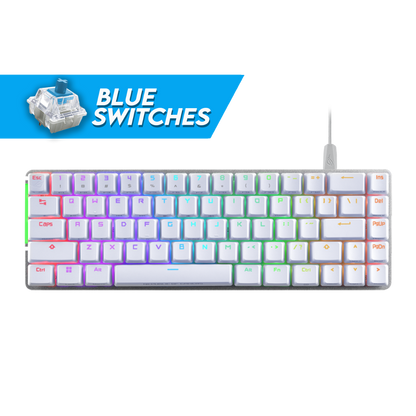 ASUS ROG FALCHION ACE 65% COMPACT RGB MECHANICAL GAMING KEYBOARD (BLUE SWITCH) BLACK