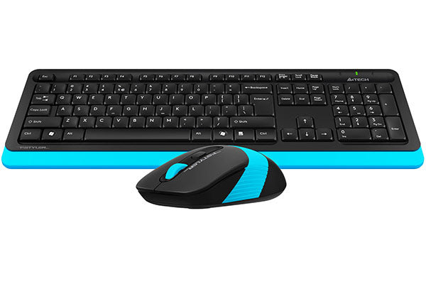 A4TECH FG1010 FSTYLER WIRELESS KEYBOARD AND MOUSE BLUE | GRAY | ORANGE