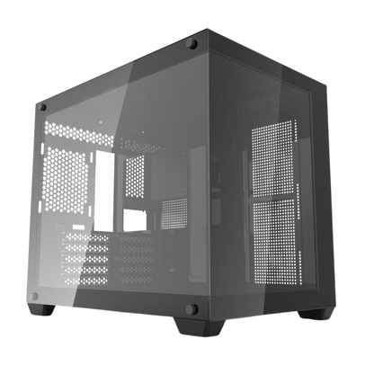 DARKFLASH C285MP MICRO ATX CASE W/ TEMPERED GLASS PANORAMIC SIDE