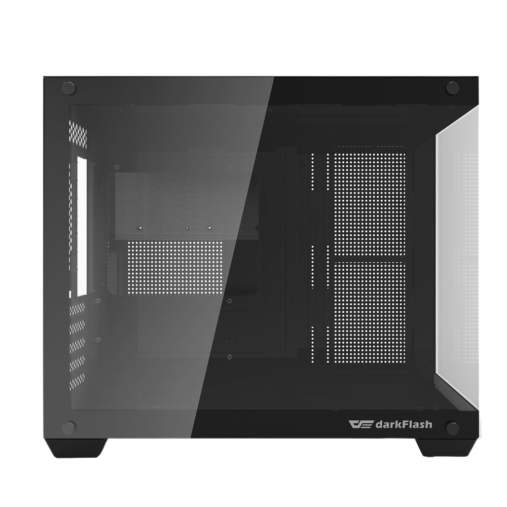 DARKFLASH C285MP MICRO ATX CASE W/ TEMPERED GLASS PANORAMIC SIDE