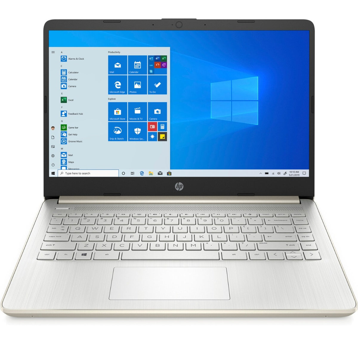 HP 14S-FQ1097AU (58Y80PA) RYZEN 3-5300U/4GB/256GB NVME/14/W11H/OFC19HS (GLD)