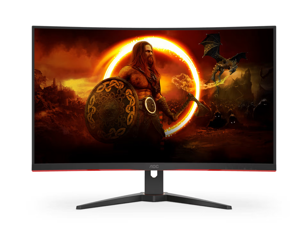AOC C32G2ZE2 31.5" FHD CURVE GAMING MONITOR 0.5MS 250HZ WLMNT (2XHDMI, DP)