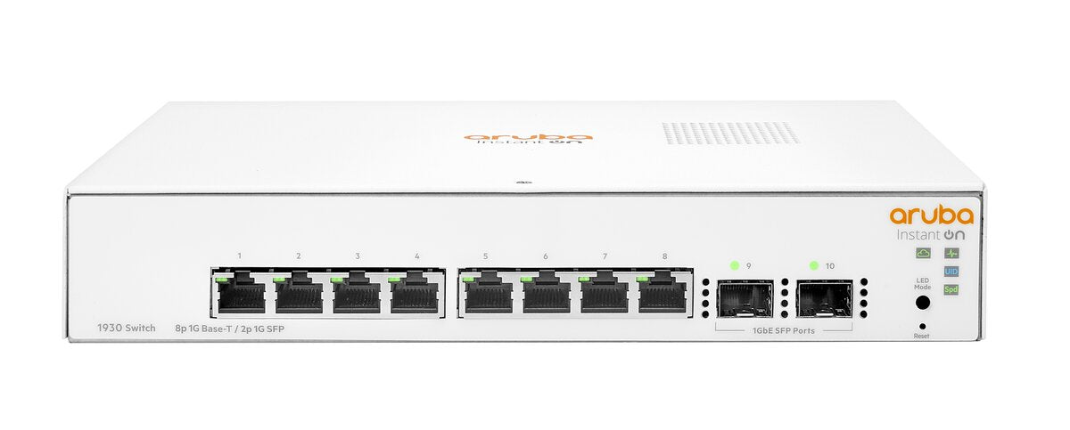 HP ARUBA 1930-8G (JL680A) 8PORT 2SFP GIGABIT SWITCH