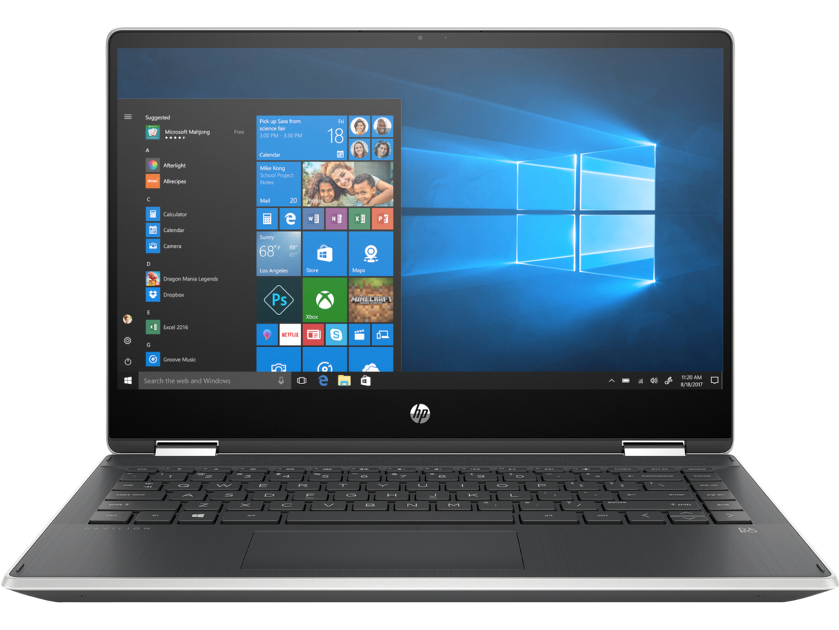HP PAVILION X360-14-DH1177TU (1Y0A4PA) I3-10110U/4GB/256GB SSD/14/W10H/OFC19HS (SLV)